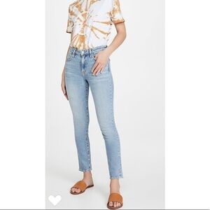SLVRLAKE Lou Lou Mid-rise Slim-leg Jeans In Love Burns 29